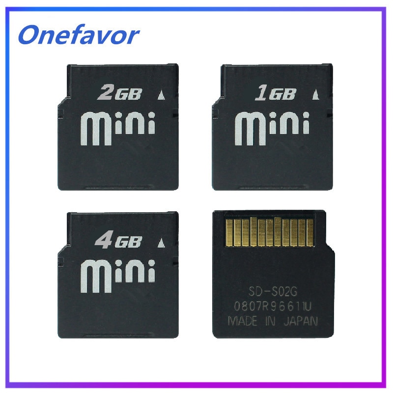 고품질 미니 SD 카드 플래시 메모리 카드, 4GB 2GB 1GB, 미니 SD 카드, 메모리 카드, 미니 SD 카드 리더기 포함